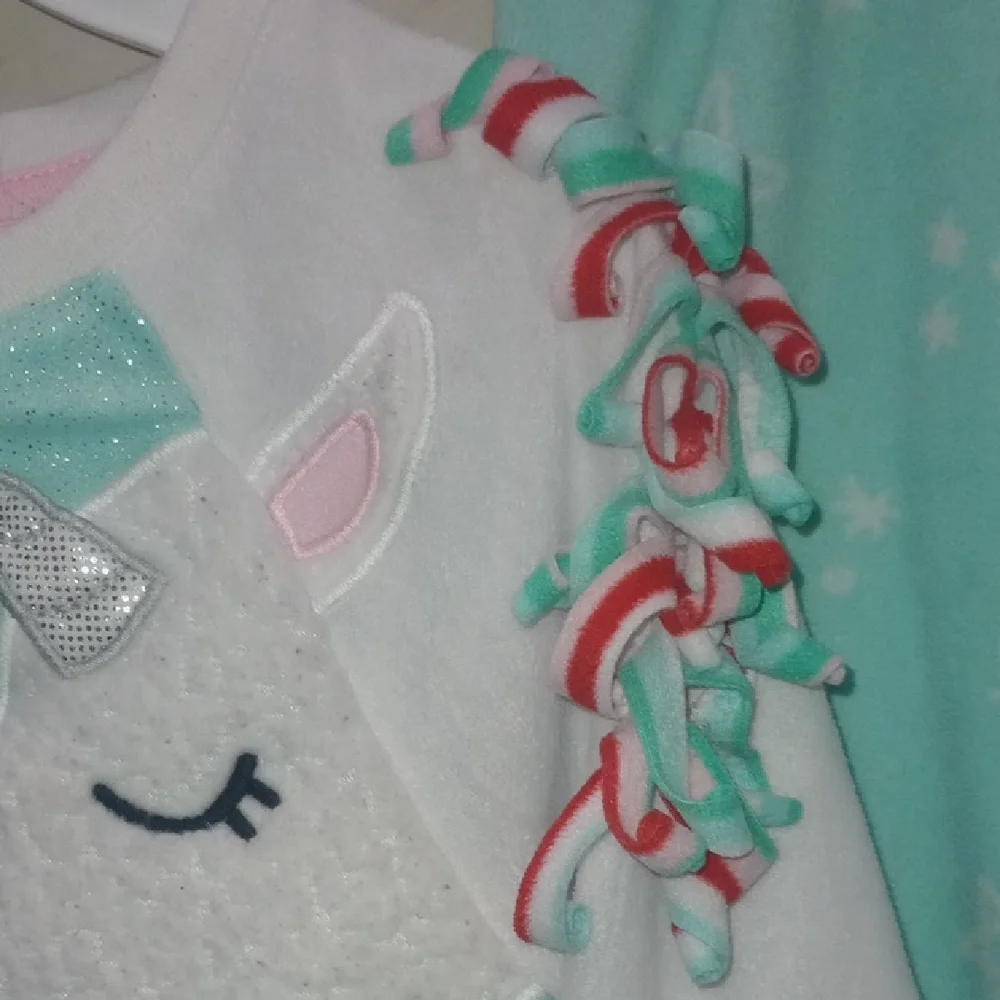 Cat & Jack Unicorn Pajama Set in Mint and White